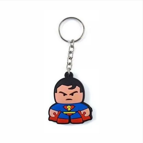 Chaveiro Emborrachado  - Super-Homem Cute