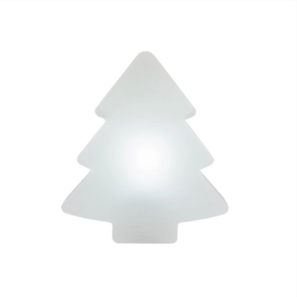 Luminária formato Árvore de Natal Branca